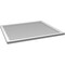 Ekena Millwork Vertical Surface Mount PVC Gable Vnt: Non-Functional, w/2"W x 1-1/2"H, Brickmould Frame, 42"W x 36"H GVPVE42X3602SN - alternate 5